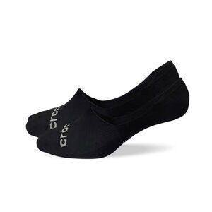 NWT Crocs black liner socks 2 pairs
